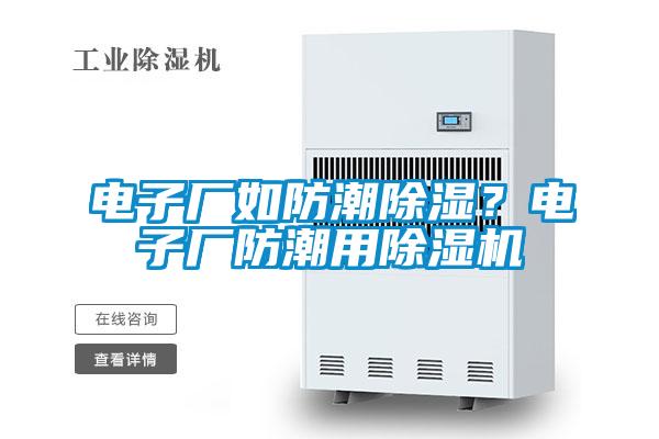 電子廠如防潮除濕？電子廠防潮用除濕機(jī)