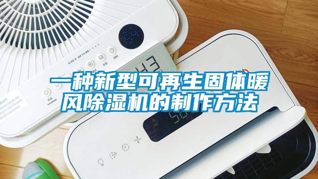 一種新型可再生固體暖風(fēng)除濕機的制作方法