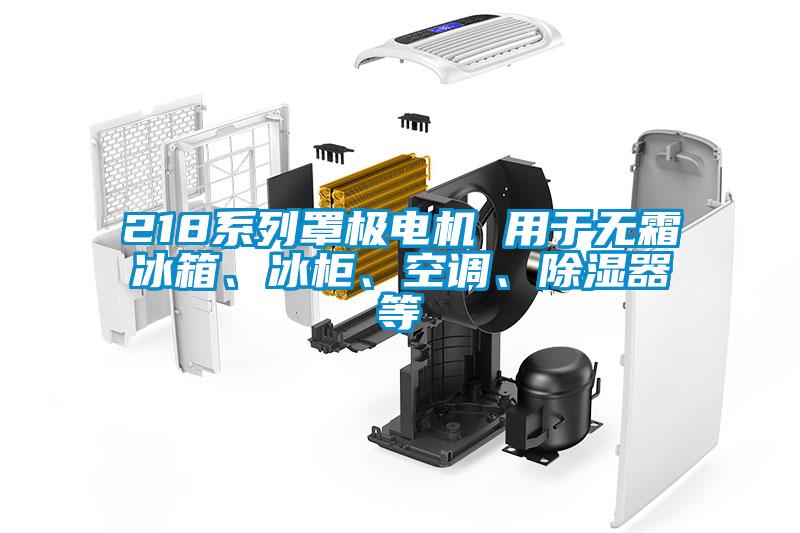 218系列罩極電機 用于無霜冰箱、冰柜、空調、除濕器等