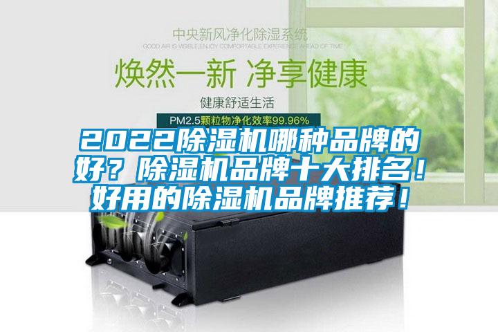 2022除濕機(jī)哪種品牌的好？除濕機(jī)品牌十大排名！好用的除濕機(jī)品牌推薦！