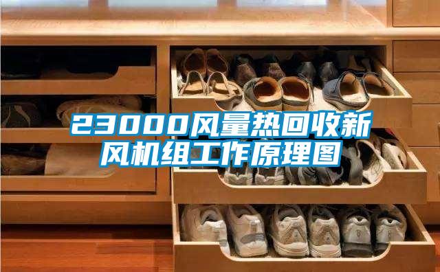 23000風(fēng)量熱回收新風(fēng)機組工作原理圖