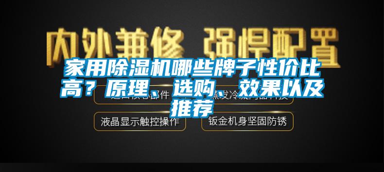 家用除濕機(jī)哪些牌子性價(jià)比高？原理、選購、效果以及推薦