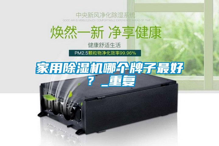 家用除濕機哪個牌子最好？_重復(fù)