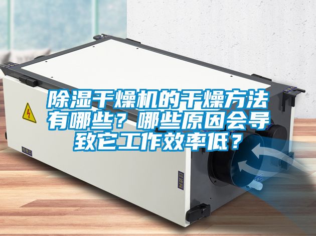 除濕干燥機的干燥方法有哪些？哪些原因會導致它工作效率低？