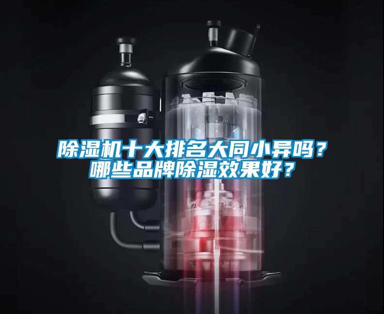 除濕機(jī)十大排名大同小異嗎？哪些品牌除濕效果好？