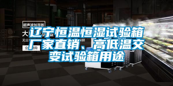 遼寧恒溫恒濕試驗箱廠家直銷、高低溫交變試驗箱用途